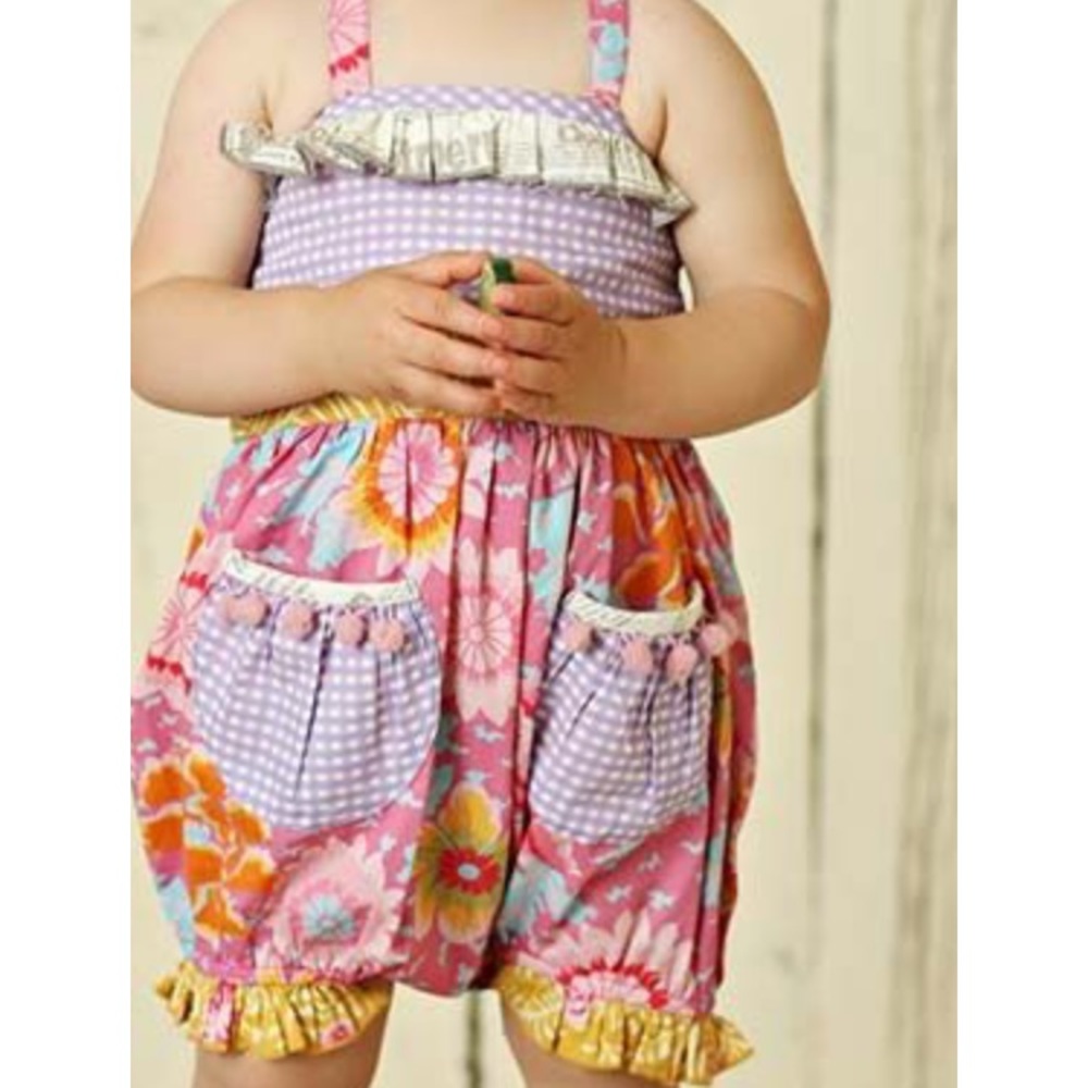 Mustard Pie Summer Magnolia Anastasia Romper